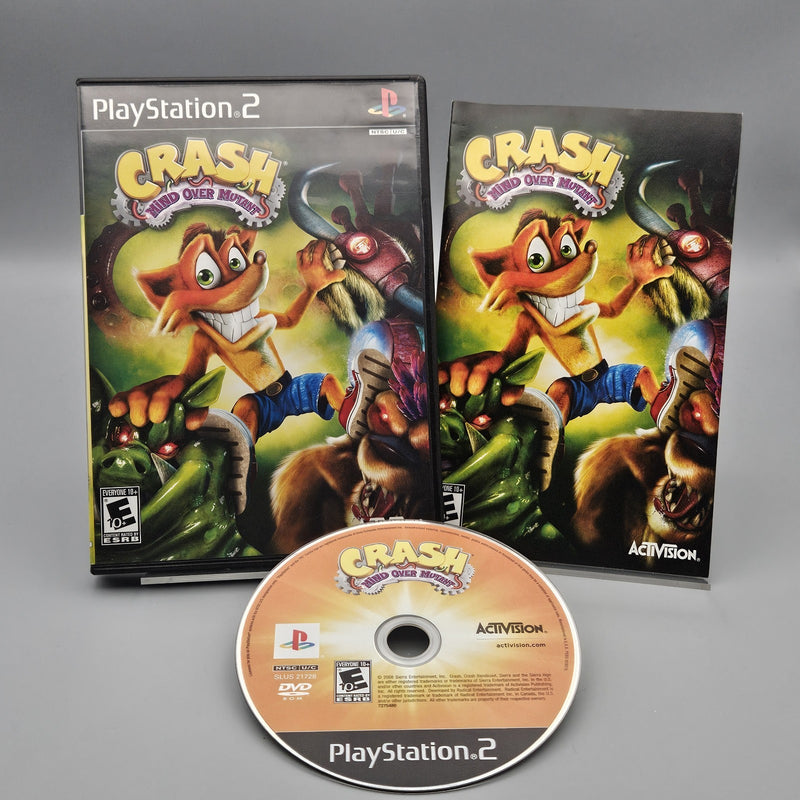 Crash: Mind Over Mutant Sony PlayStation PS2 Complete CIB Refurbished Excellent