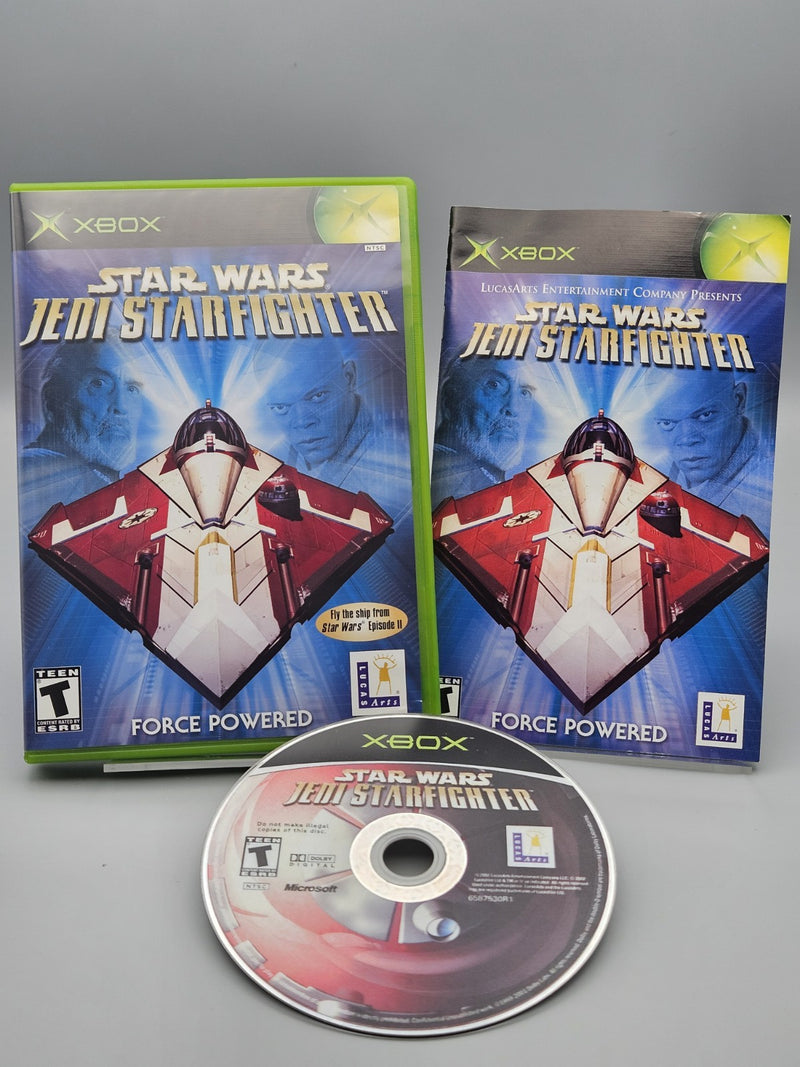 Star Wars Jedi Starfighter Xbox Complete CIB Tested Refurbished Excellent