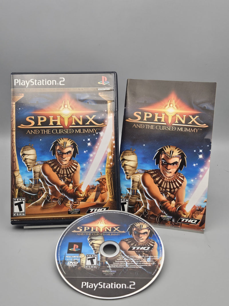 Sphinx and the Cursed Mummy Playstation 2 PS2 CIB Tested Refurbished Excellent