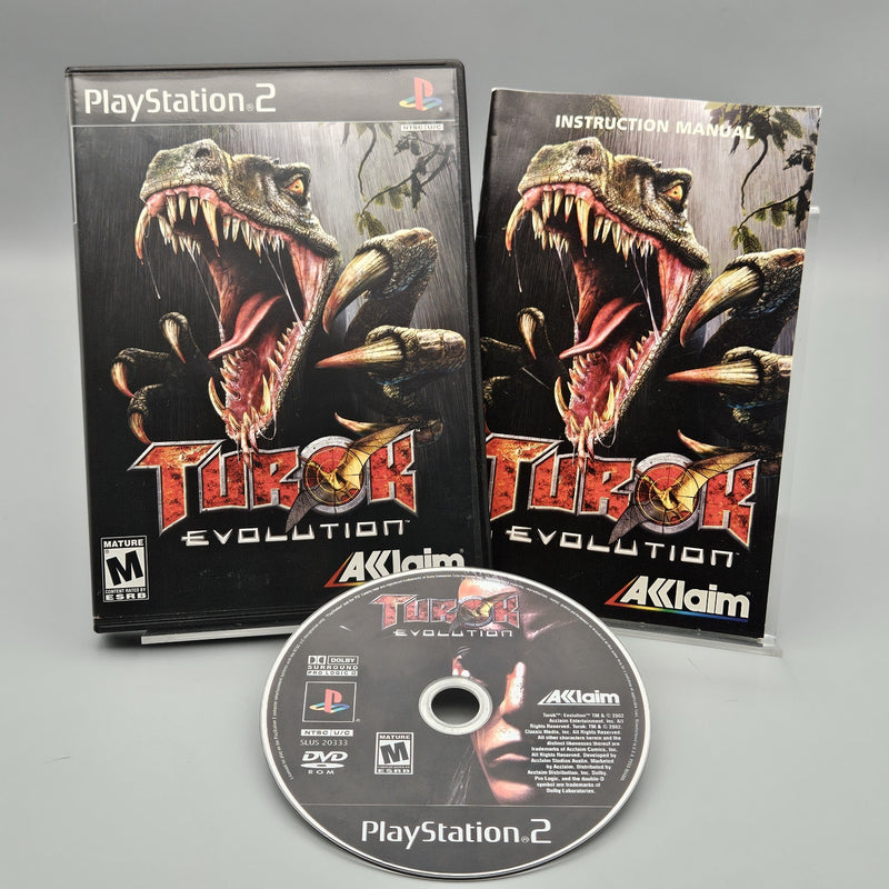 Turok Evolution PS2 PlayStation 2 Complete CIB Tested Refurbished Excellent