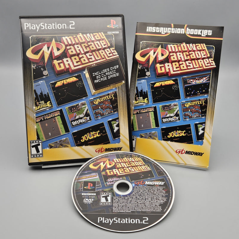 Midway Arcade Treasures PS2 PlayStation 2 CIB Tested Refurbished Excellent