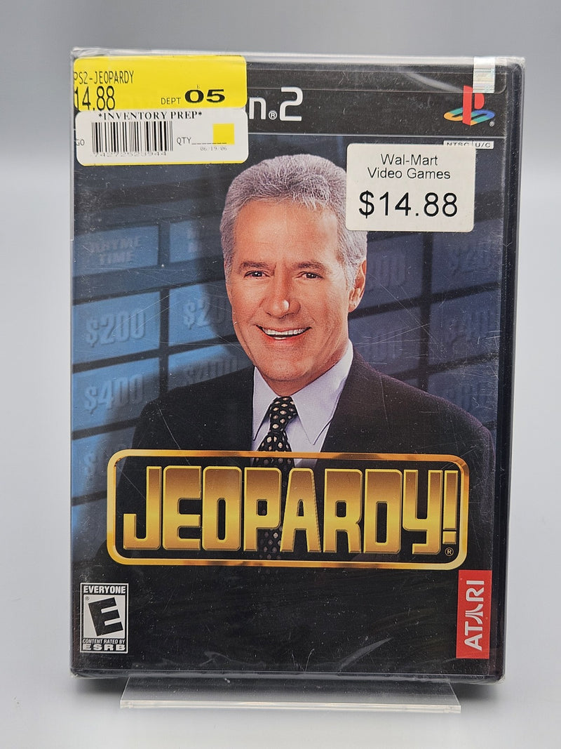 Jeopardy Sony PlayStation 2 PS2 Video Game Sealed New Atari Alex Trebek Trivia