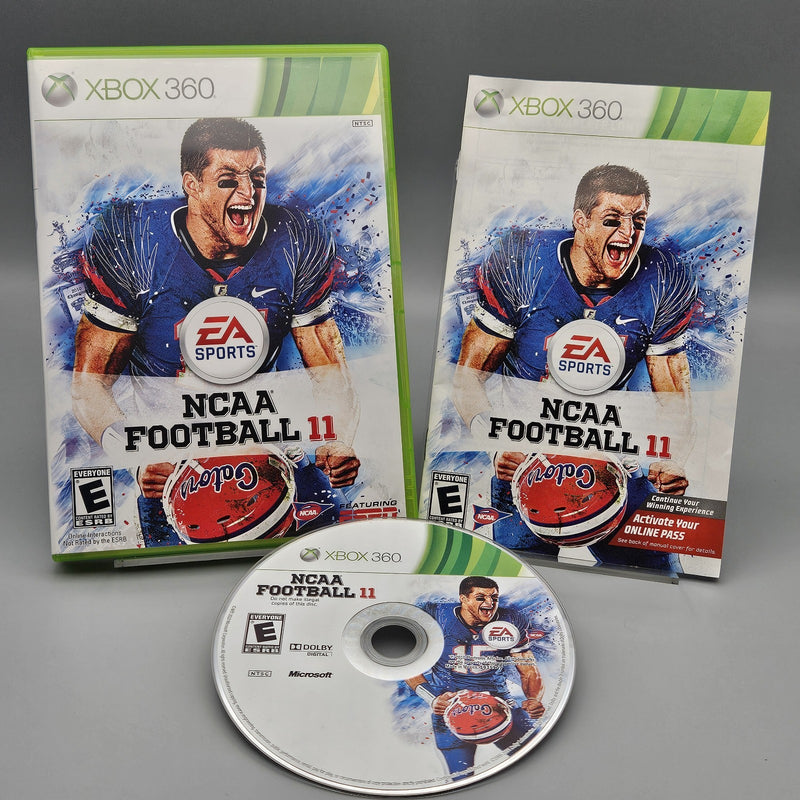 NCAA Football 11 Xbox 360 Complete Refurbished Excellent