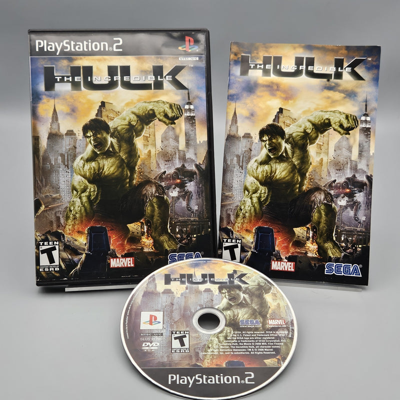 The Incredible Hulk Sony Playstation 2 PS2 CIB Tested Refurbished Excellent