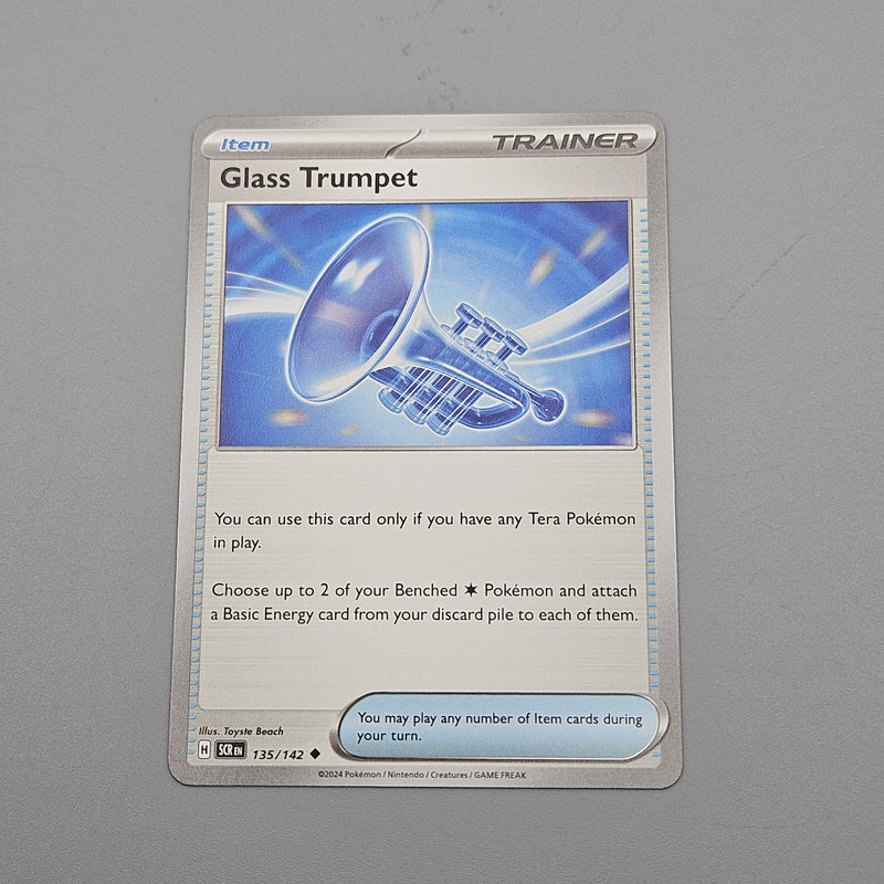 Glass Trumpet Non-Holo 135/142 Uncommon Sv07 Scarlet & Violet Stellar Crown NM