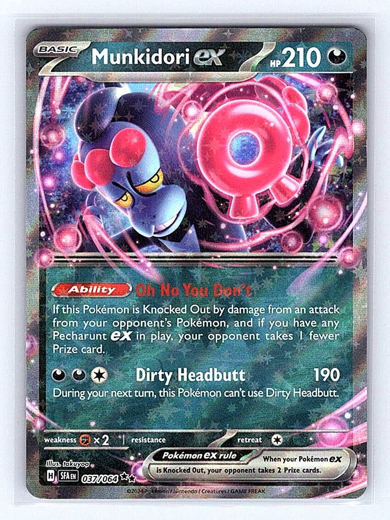 Pokemon TCG SV: Shrouded Fable #037/064 Munkidori ex NM