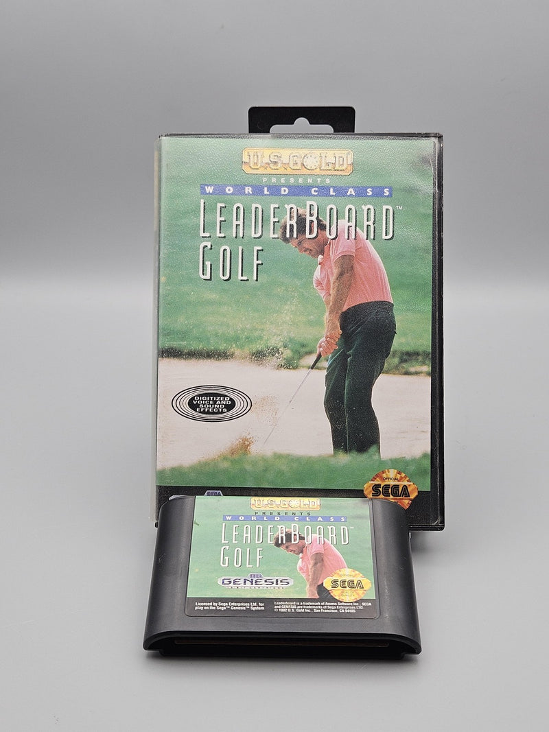 Leaderboard Golf Sega Genesis Video Game No Manual US Gold Tested Working