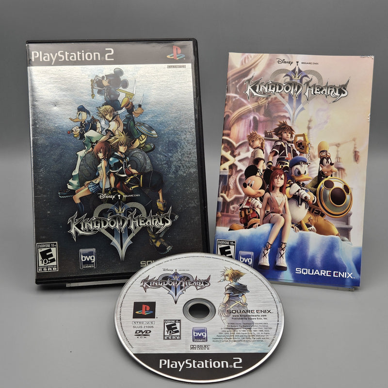 Kingdom Hearts II PS2 PlayStation 2 + Reg Card Complete Refurbished Excellent