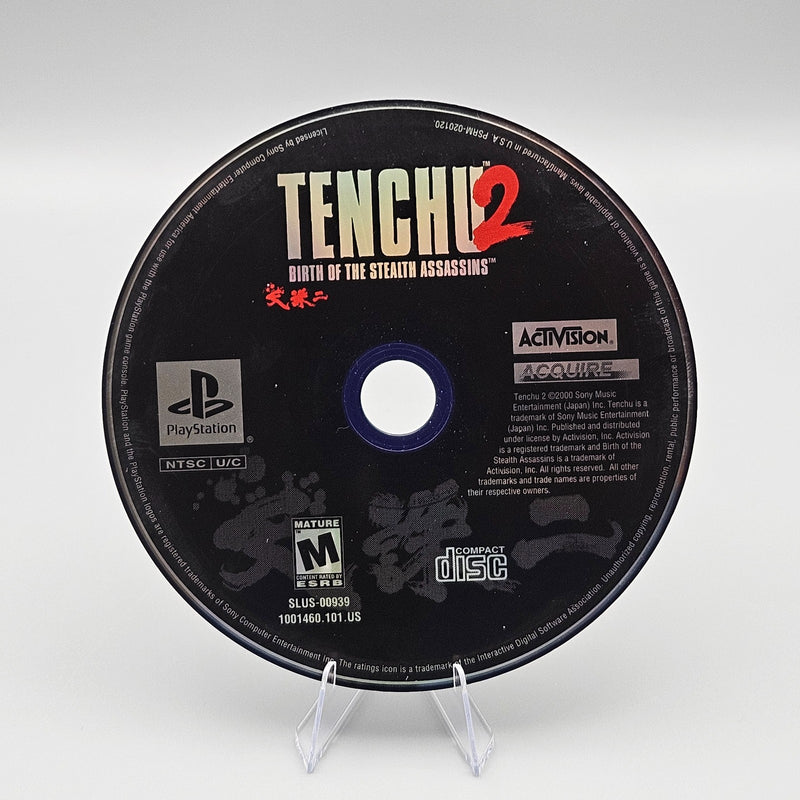 Tenchu 2 Birth of the Stealth Assassins PlayStation PS1 Disc Only Excellent