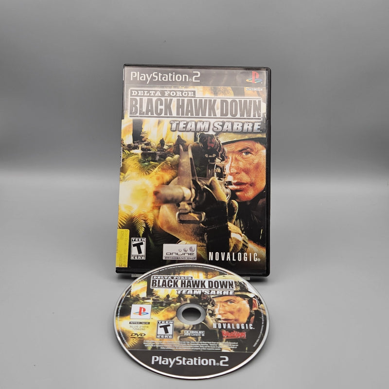 Delta Force Black Hawk Down Team Sabre Playstation 2 PS2 No Manual Very Good