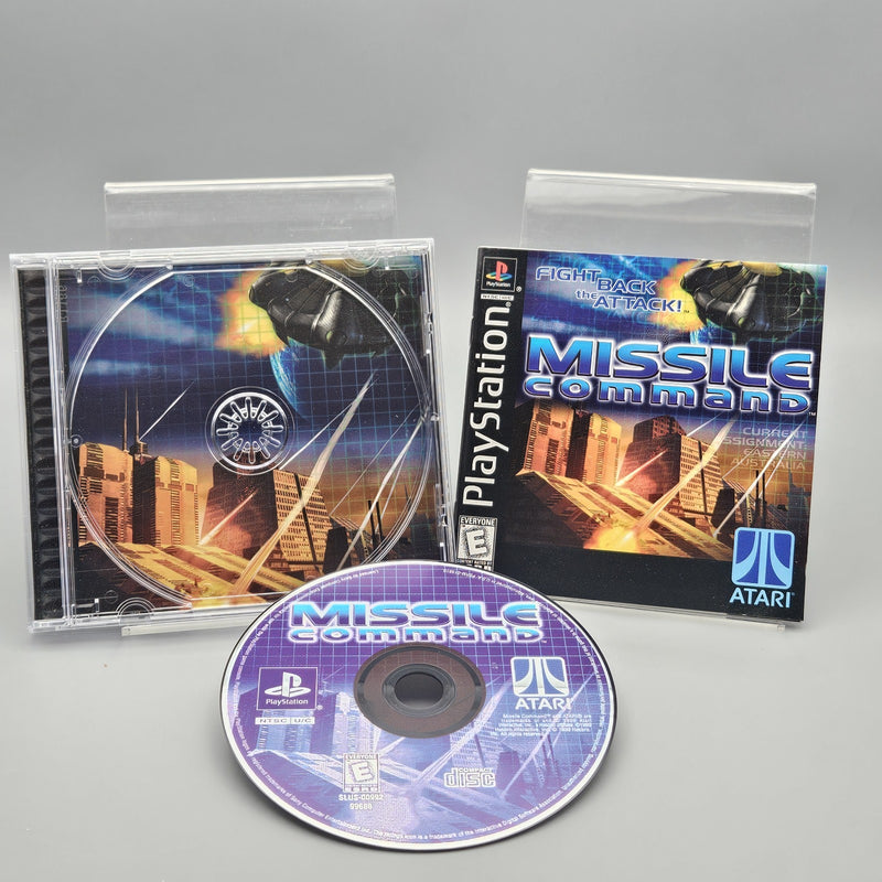 Missile Command PS1 PlayStation Complete Refurbished Excellent