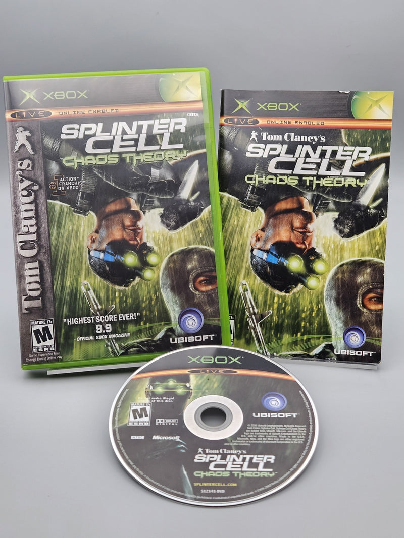 Tom Clancy's Splinter Cell Chaos Theory Xbox CIB Complete Tested Refurbished