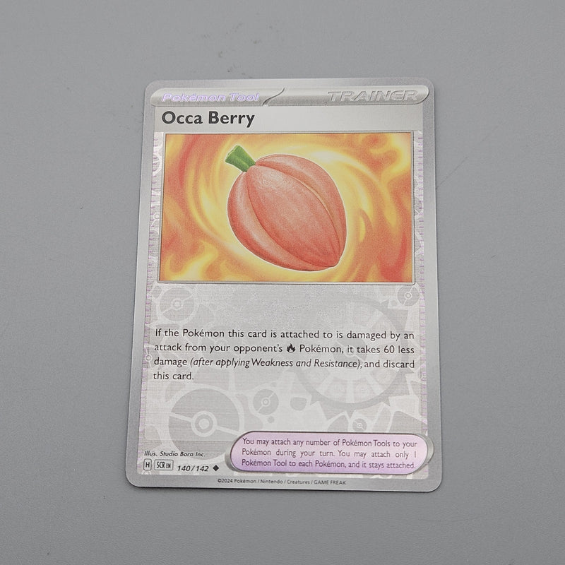 Occa Berry 140/142 Reverse Holo Uncommon Sv07 Scarlet & Violet Stellar Crown NM