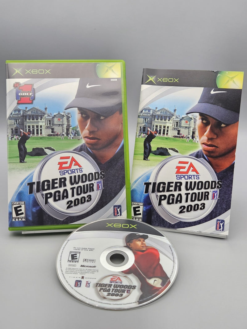Tiger Woods PGA Tour 2003 Xbox Complete CIB Tested Refurbished Excellent