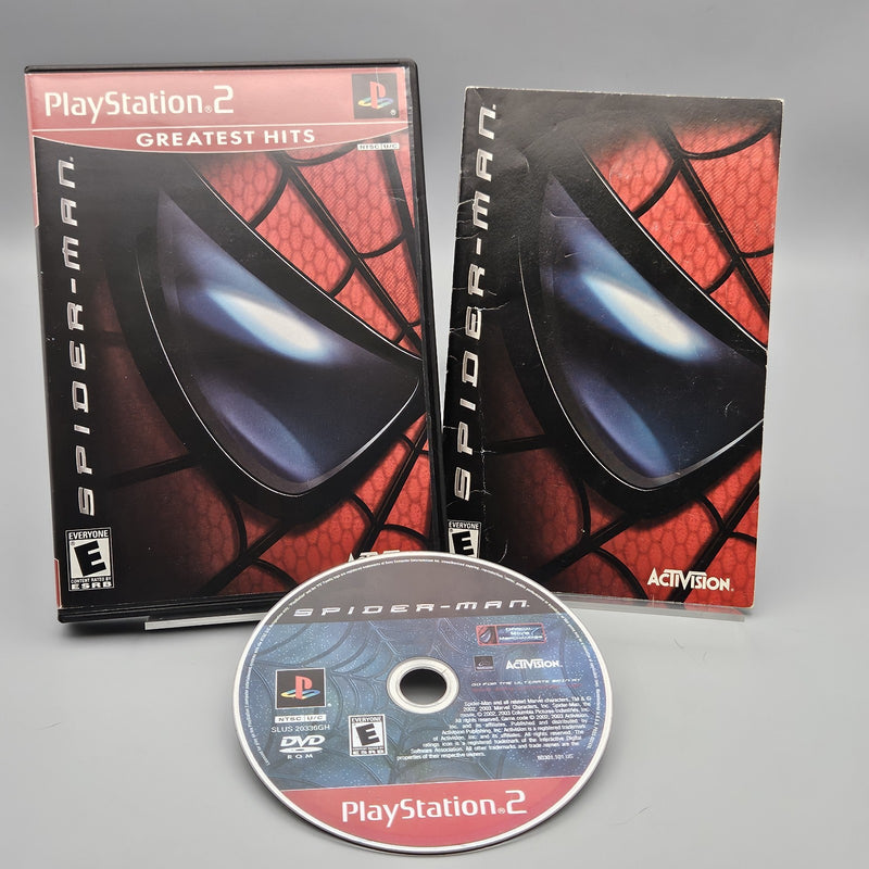 Spider-Man PS2 PlayStation 2 Complete CIB GH Tested Refurbished Excellent