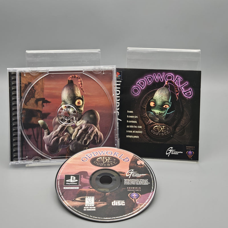 Oddworld Abe's Oddysee PS1 PlayStation Complete Refurbished Excellent