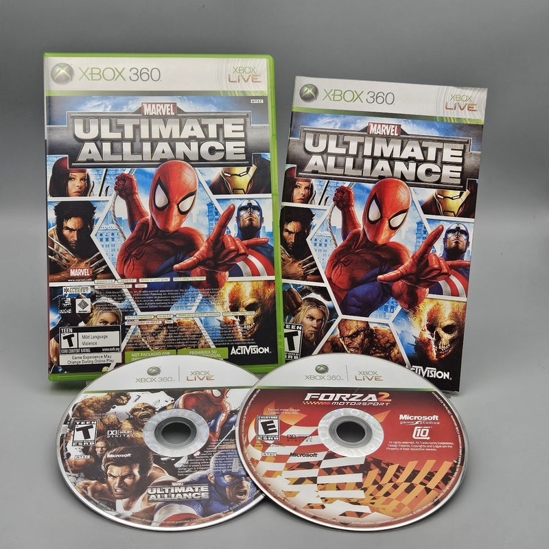 Marvel Ultimate Alliance & Forza 2 Motorsport Xbox 360 Complete Refurb Excellent