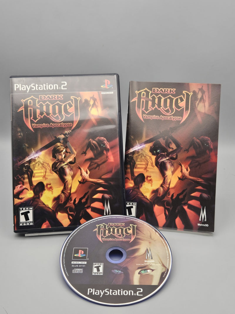 Dark Angel Vampire Apocalypse PlayStation 2 PS2 CIB Tested Refurbished Excellent
