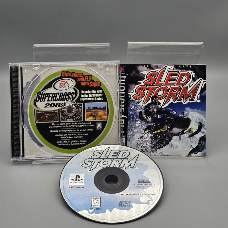 Sled Storm PS1 PlayStation Complete CIB Refurbished Excellent