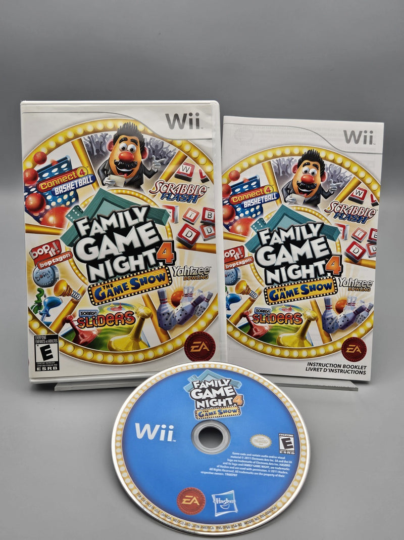 Family Game Night 4: The Game Show Wii CIB Nintendo Tested EA Refurbished