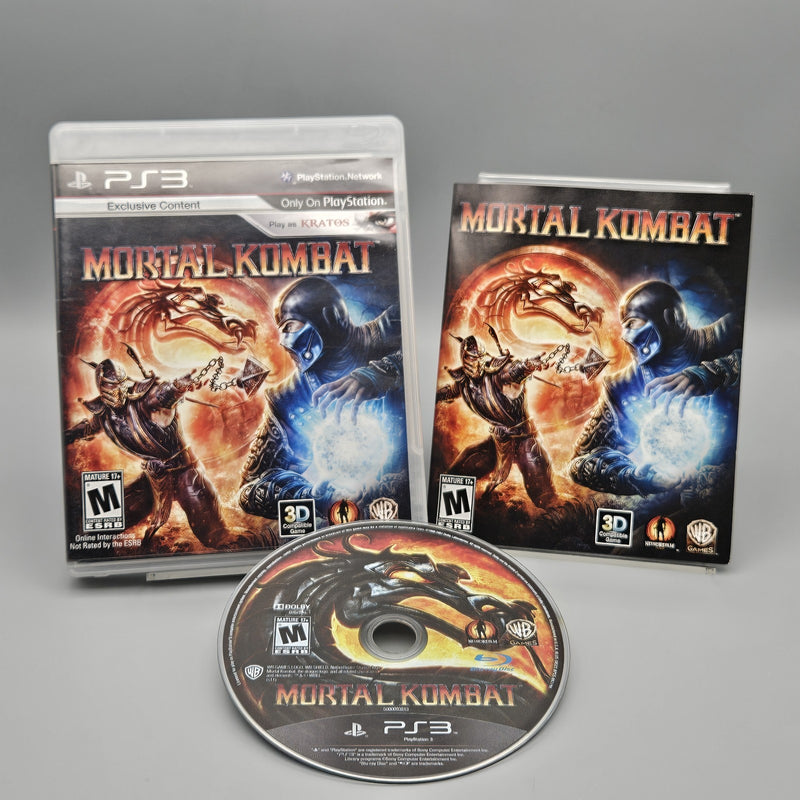Mortal Kombat PS3 PlayStation 3 Complete Refurbished Excellent
