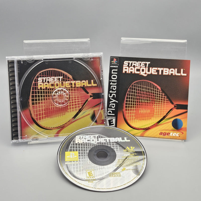 Street Racquetball PS1 Playstation Complete CIB Refurbished Excellent