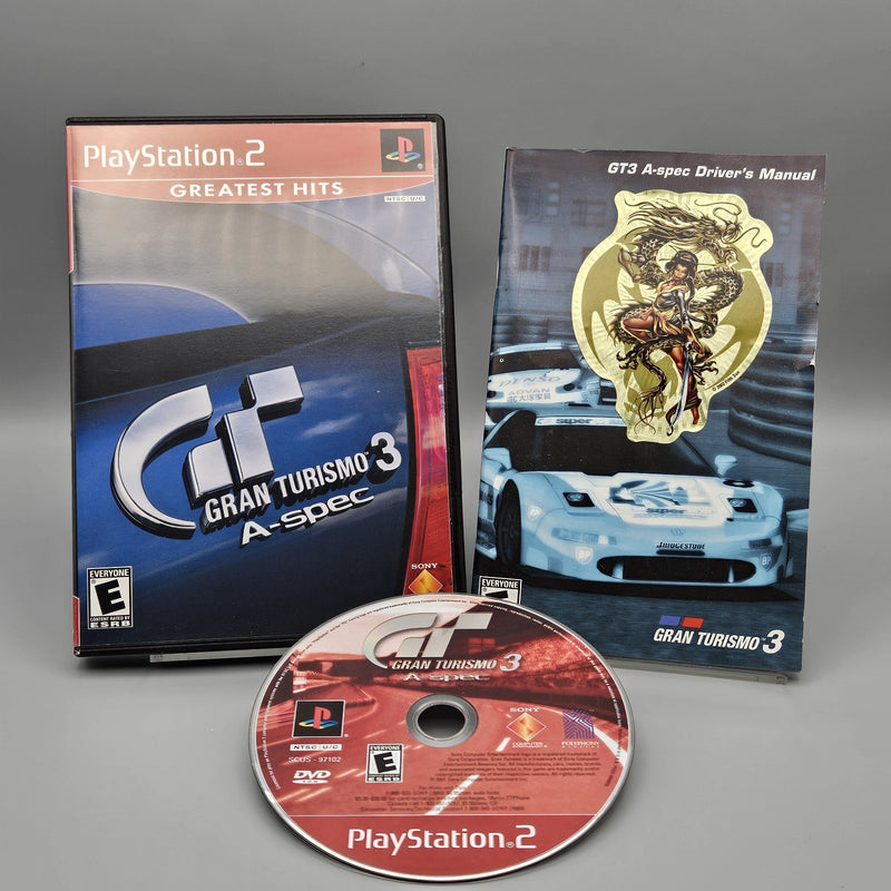 Gran Turismo 3 A-spec PS2 PlayStation 2 GH Complete Refurbished Excellent