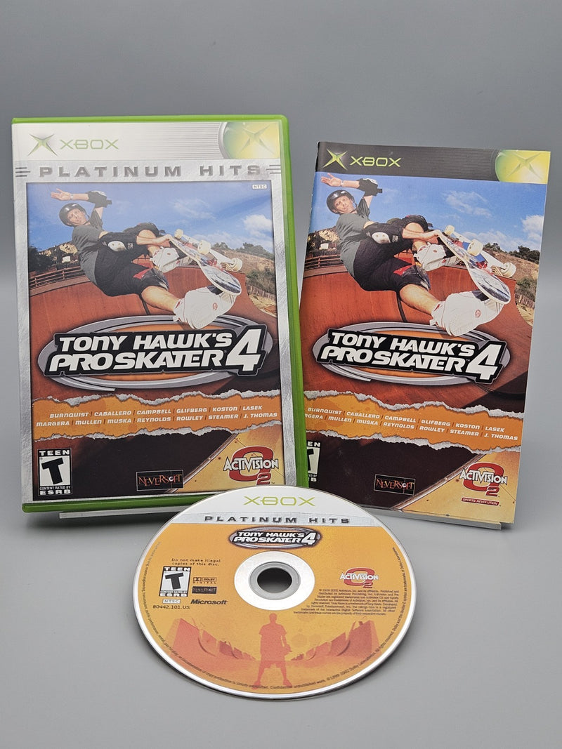 Tony Hawk's Pro Skater 4 PH Xbox Complete CIB Tested Refurbished Excellent
