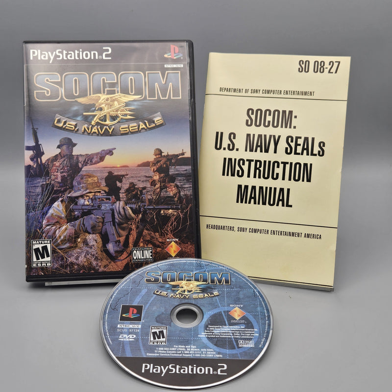 SOCOM U.S. Navy Seals PS2 PlayStation 2 Complete Refurbished Excellent