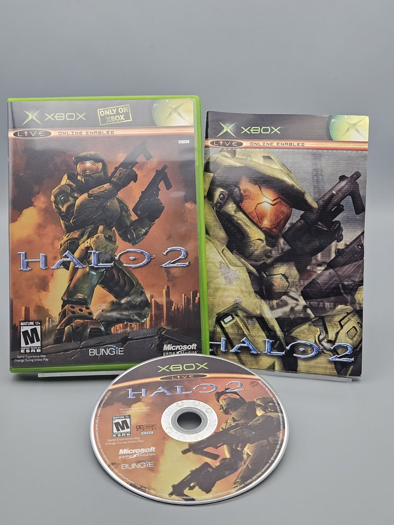Halo 2 Xbox Complete CIB Tested Refurbished Excellent