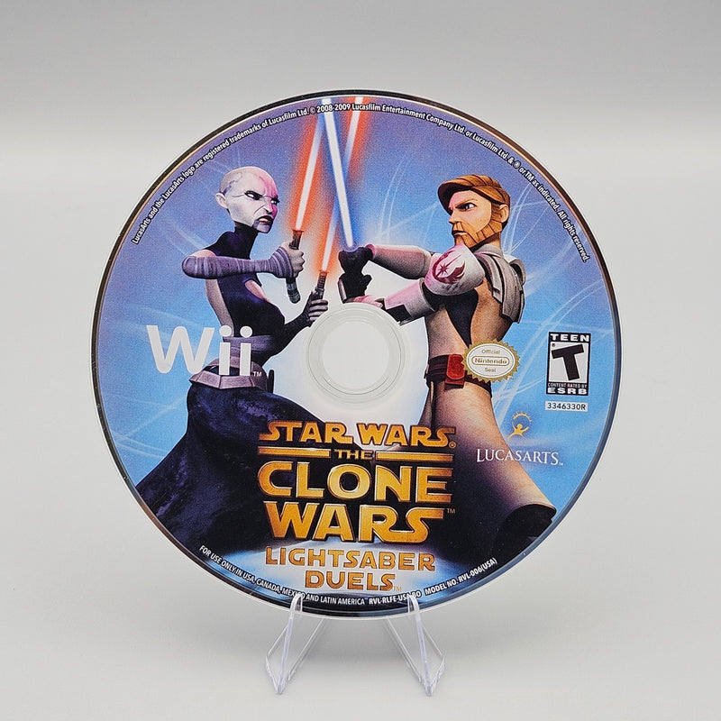 Star Wars The Clone Wars Lightsaber Duels Nintendo Wii Disc Only Excellent