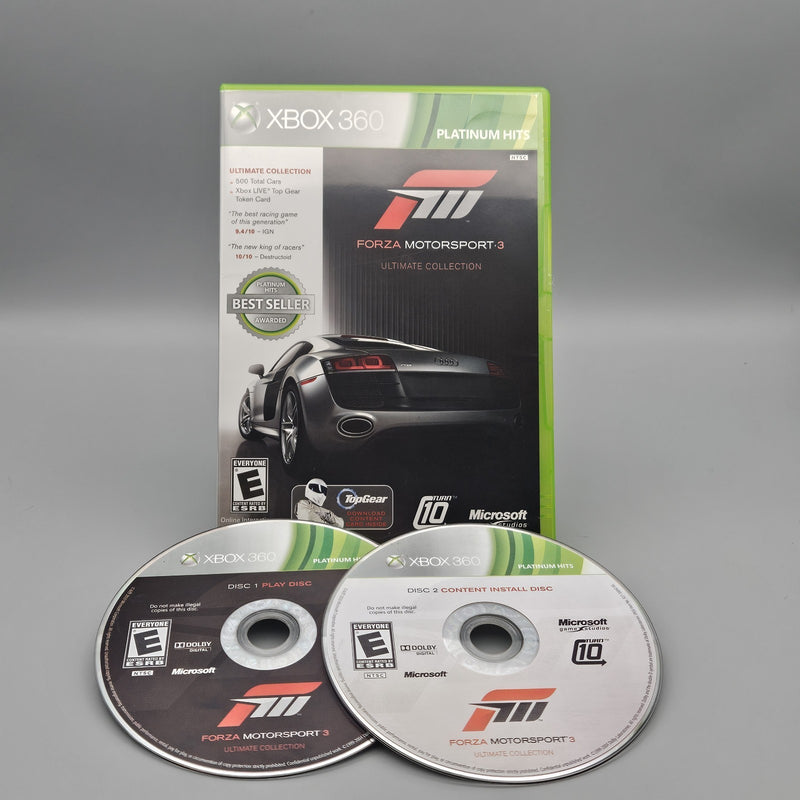 Forza 3 Ultimate Collection Xbox 360 Platinum Hits No Manual Refurbished VG