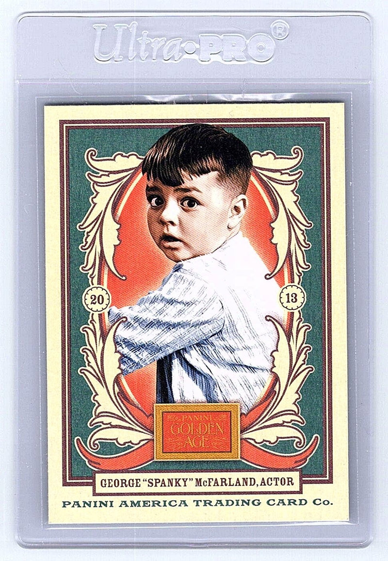 George "Spanky" McFarland close-up- 2013 Panini Golden Age #36a, Actor