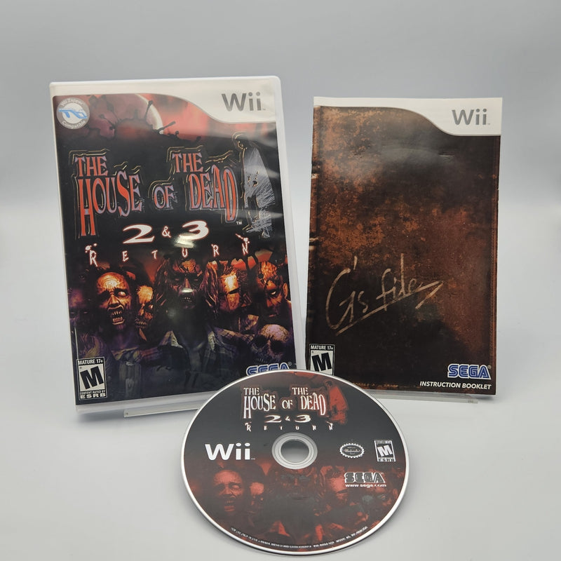 House of the Dead 2 & 3 Return Nintendo Wii CIB Refurbished Excellent