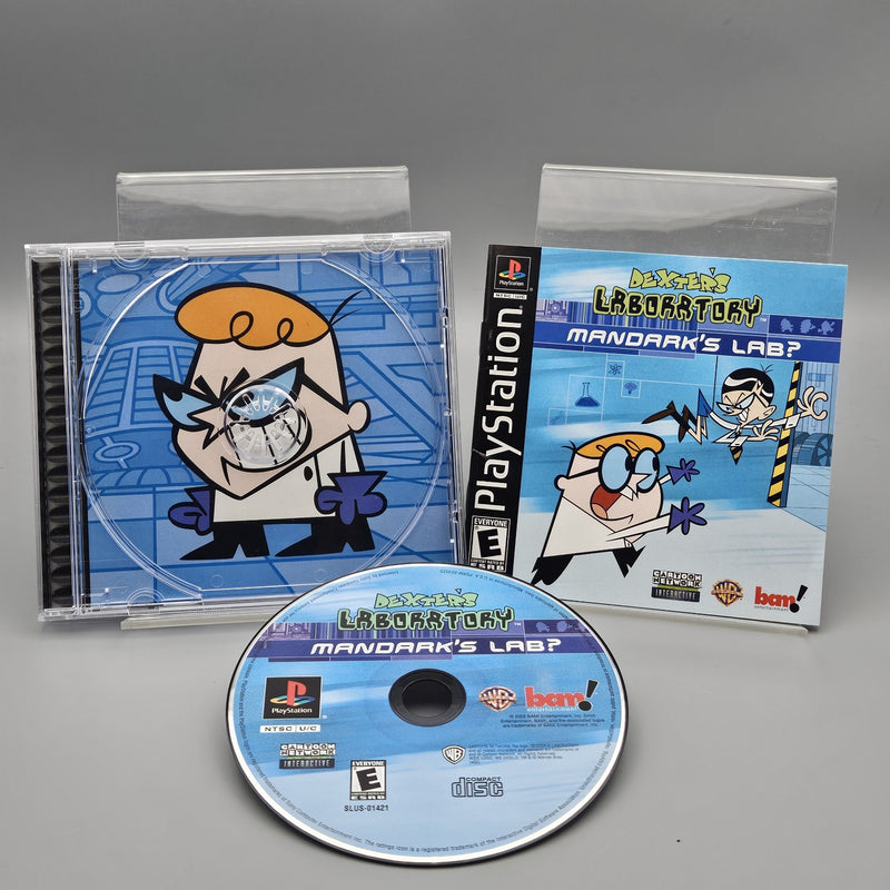 Dexter's Laboratory: Mandark's Lab PlayStation 1 PS1 Complete CIB Excellent