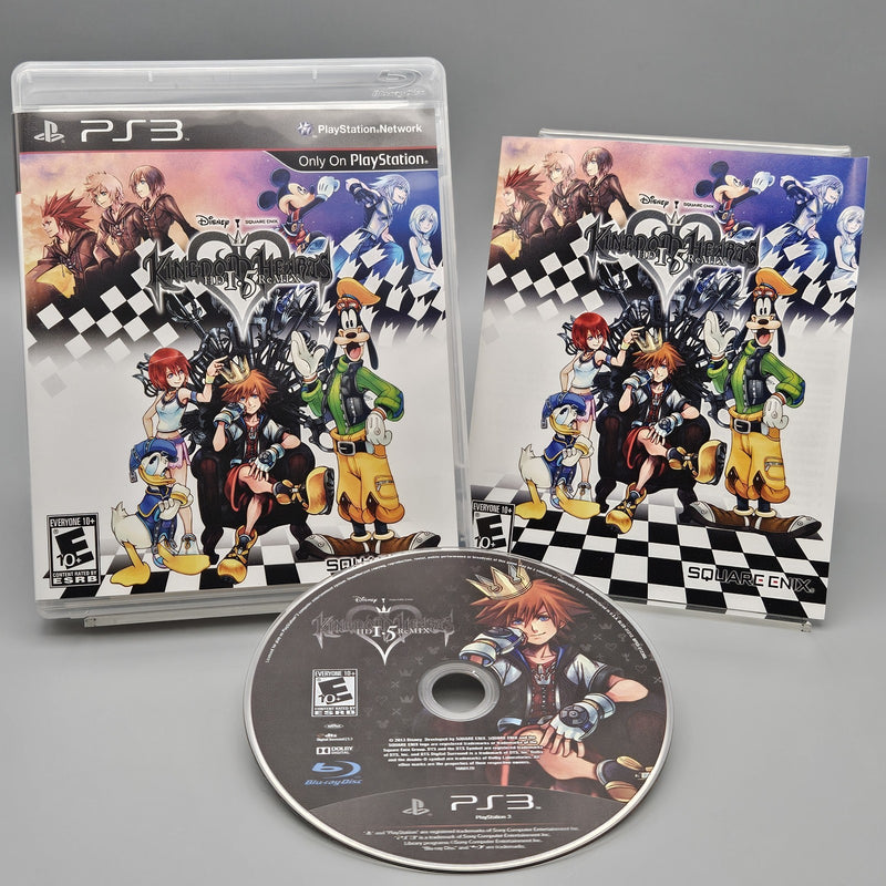 Kingdom Hearts HD 1.5 Remix PS3 PlayStation 3 Complete Refurbished Excellent
