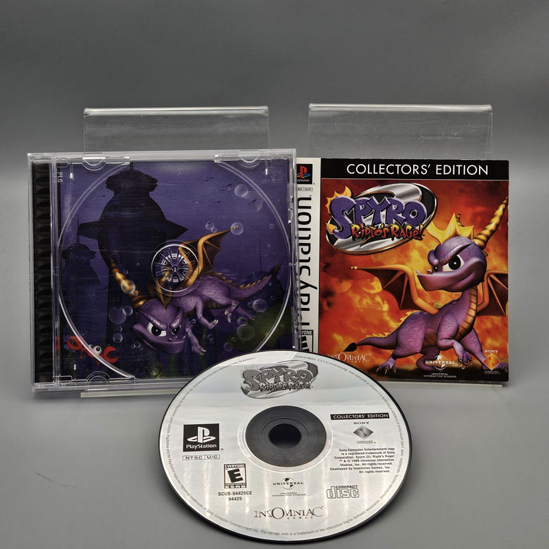 Spyro the Dragon Riptos' Rage Collectors Edition PS1 PlayStation CIB Excellent
