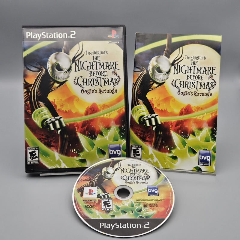 The Nightmare Before Christmas Oogies Revenge PS2 PlayStation 2 CIB Excellent
