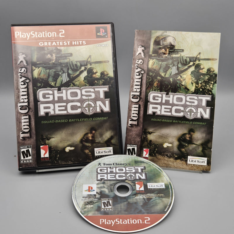Tom Clancy's Ghost Recon PS2 PlayStation 2 GH Complete Refurbished Excellent