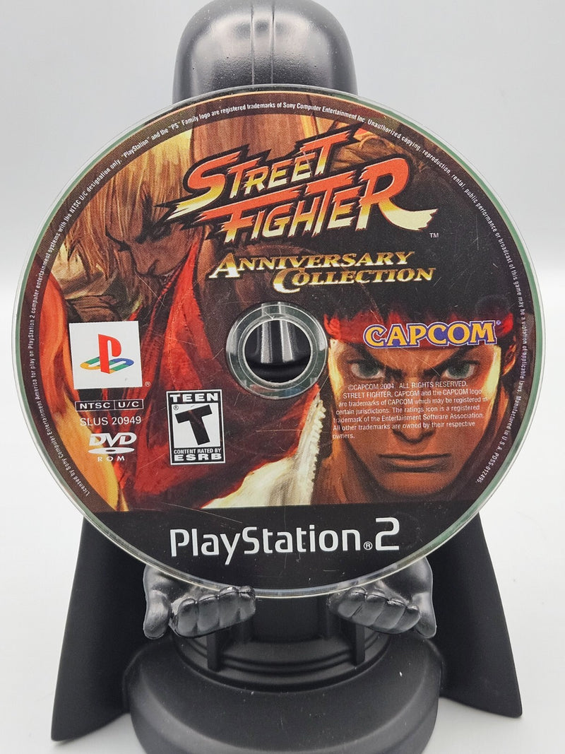 Street Fighter Anniversary Playstation 2 PS2 Disc Only Tested Capcom