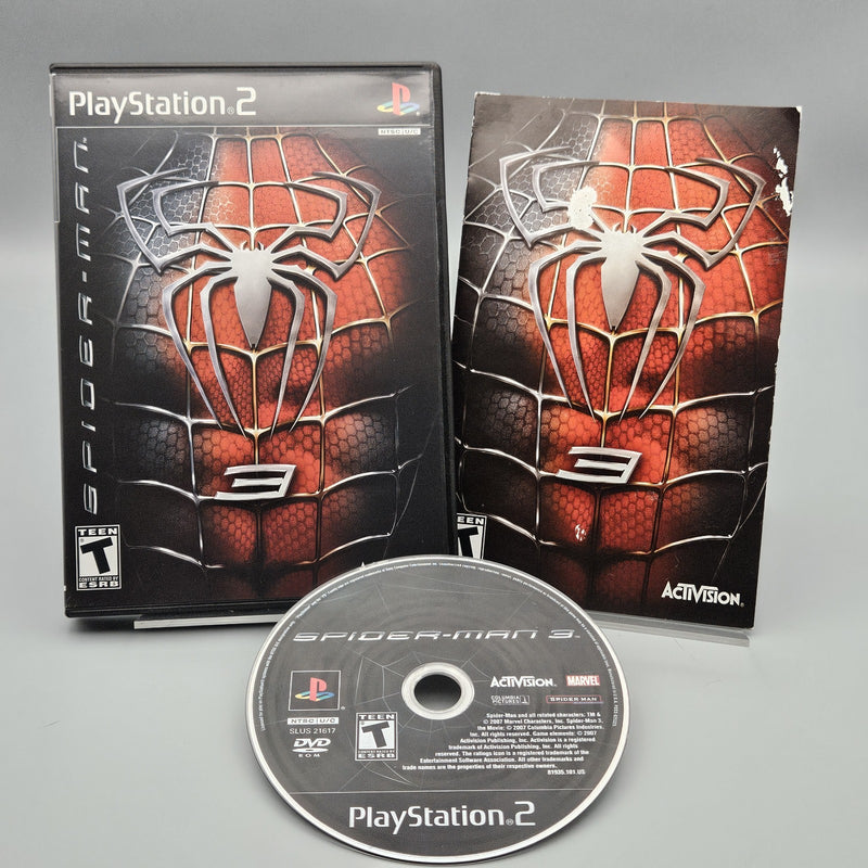 Spider-Man 3 PS2 Sony PlayStation 2 CIB Complete Tested Refurbished Excellent