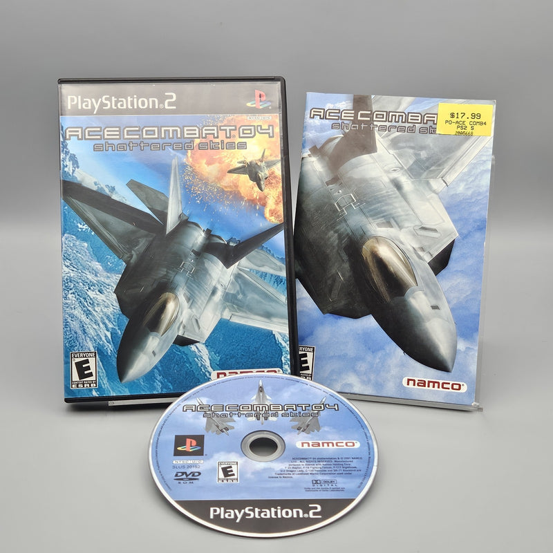 Ace Combat 4 Shattered Skies PS2 PlayStation 2 Complete Refurbished Excellent