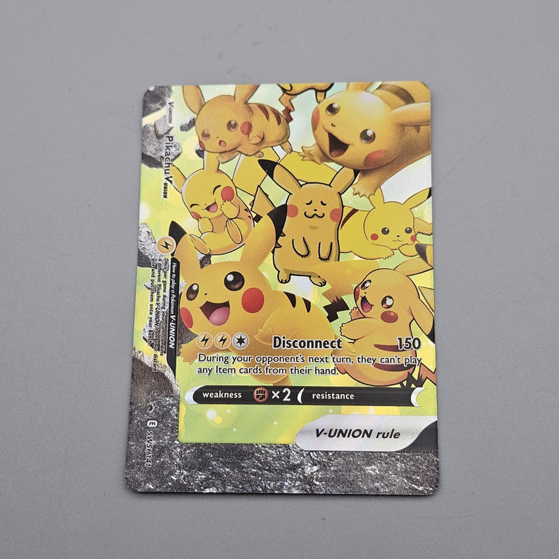Pikachu V Union SWSH141 Black Star Promo Holo Pokemon Celebrations NM