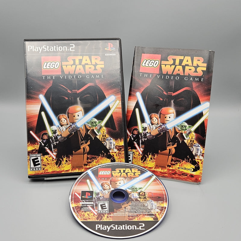 LEGO Star Wars PS2 PlayStation 2 Black Label Complete Refurbished Excellent