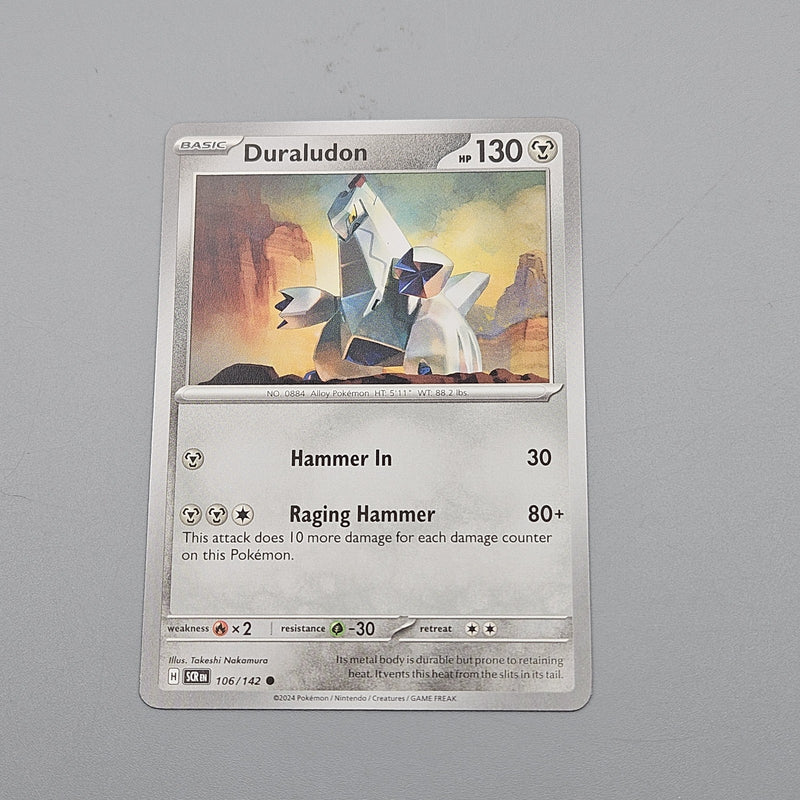Duraludon 106/142 Common Non-Holo SV07 Scarlet & Violet Stellar Crown NM
