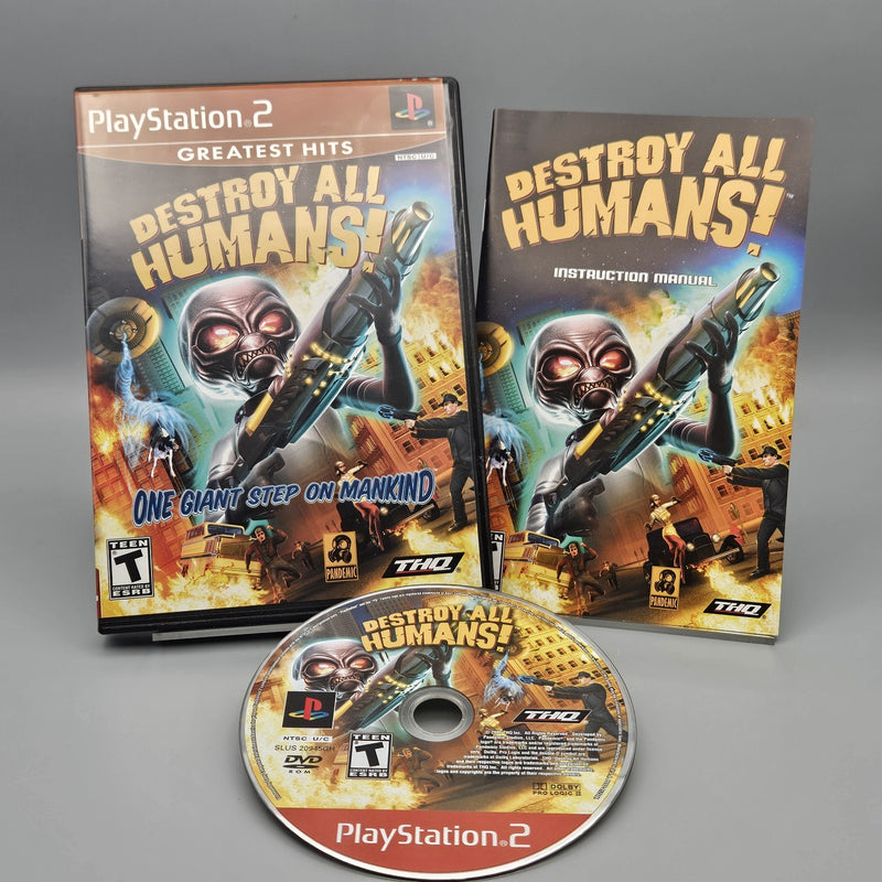 Destroy All Humans PS2 PlayStation 2 GH Complete Refurbished Excellent