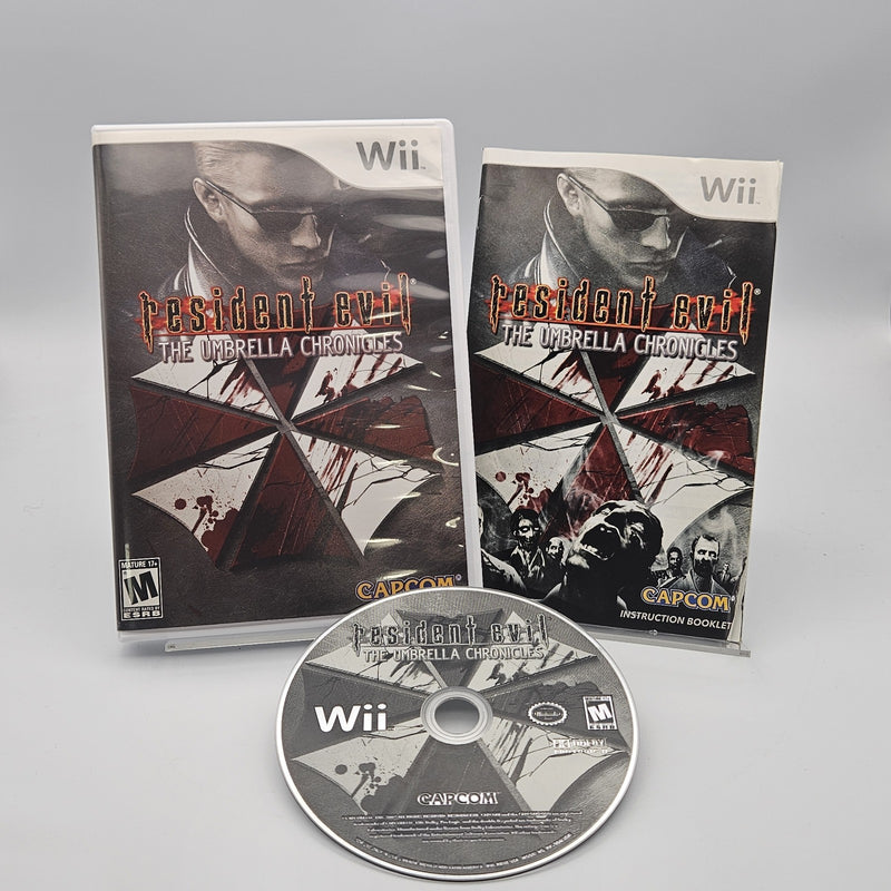 Resident Evil The Umbrella Chronicles Nintendo Wii CIB Refurbished Excellent