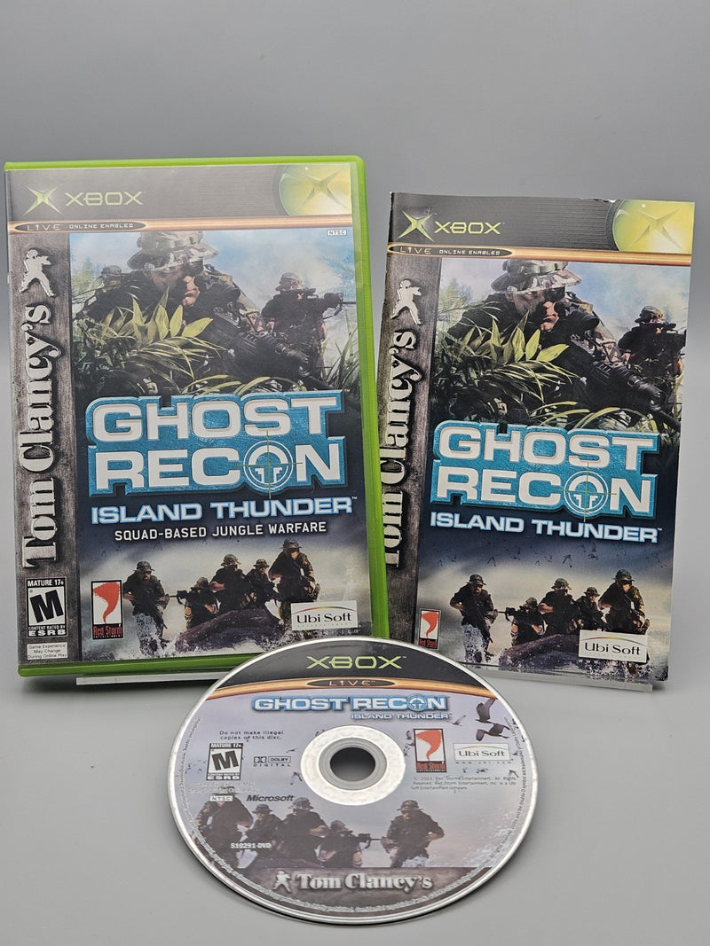 Tom Clancy's Ghost Recon Island Thunder Xbox Complete CIB Tested Refurbished