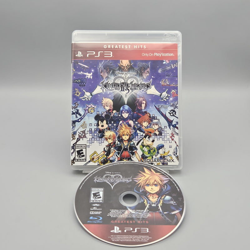Kingdom Hearts HD 2.5 Remix GH PS3 PlayStation 3 No Manual Refurbished Very Good