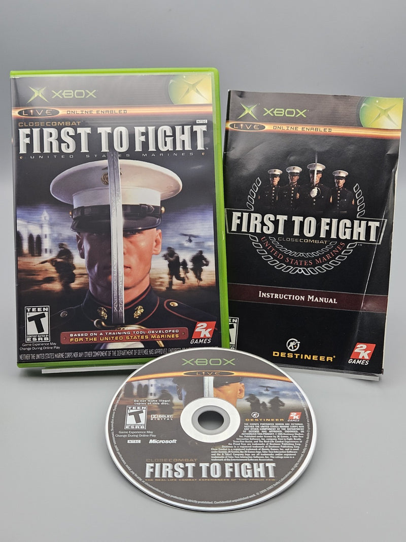 Close Combat: First to Fight Xbox Complete CIB Tested Refurbished